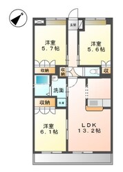 メルヴェイユの物件間取画像